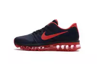 nike air max 2017 wave pattern design black red femmes hommes